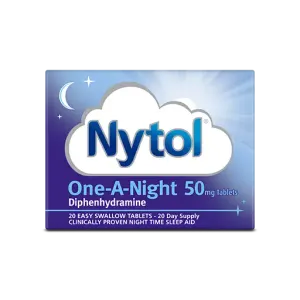 nytol one-a-night tablets 50mg 20