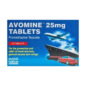 avomine tablets 25mg 10