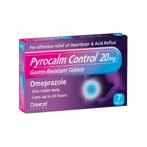 pyrocalm control tablets 20mg 7