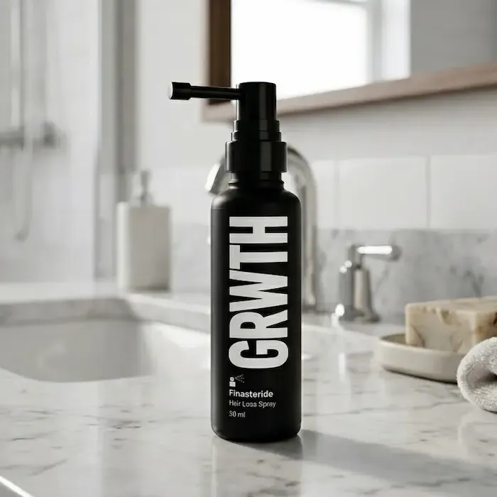 Finasteride spray