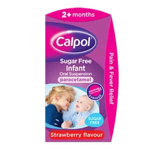 Calpol Infant Sugar Free Suspension Strawberry Flavour