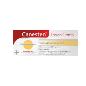 canesten thrush combi pessary and external cream